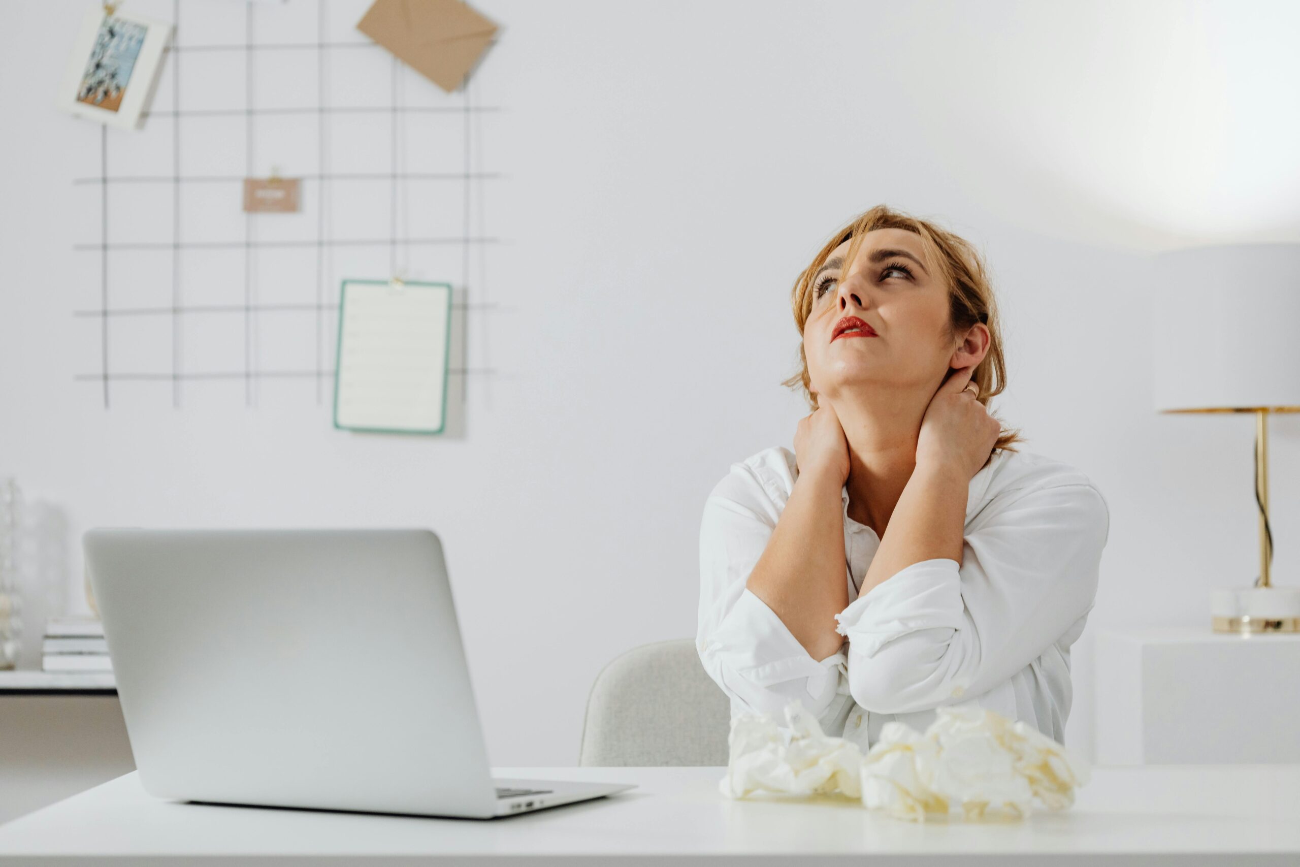 Quiet moment of emotional reflection and self-connection
